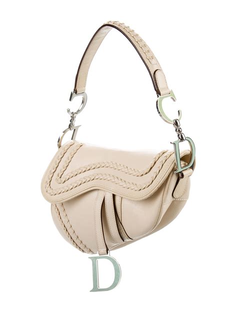 dior satchel|authentic christian Dior saddle bag.